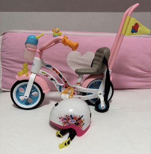 Baby born fahrrad mit helm - baby,
