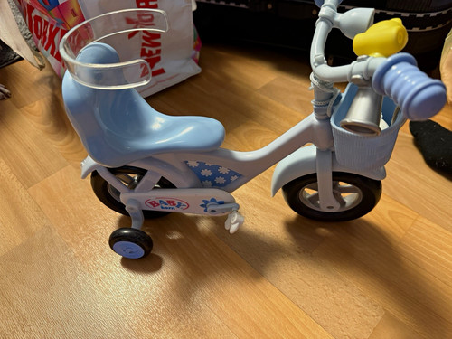 Baby born puppenfahrrad mit - baby,